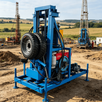 Plateforme de forage de puits d'eau robuste pour l'irrigation des grandes exploitations agricoles et la construction de puits profonds