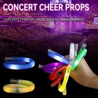 Bracelet LED Lumineux pour Concerts et Festivals, Bande de Sécurité pour Course Nocturne, Bracelet Lumineux pour Événements Stadiques, Accessoire pour Fans, Rave, Club et Fêtes
