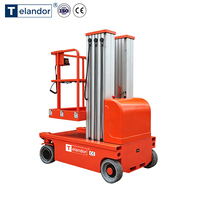 Mât élévateur mobile à faible MOQ, 9m, charge 150kg, dimensions plateforme 1000x700x1100mm, prix compétitif