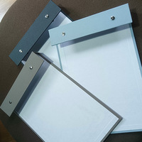 Clip de bureau en tissu A4 personnalisable avec poignée, vis mobile, hauteur de la colonne de 35 mm