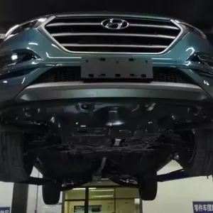 Hyundai TUCSON 2021 JUNXI 3D Classis स्टील इंजन प्रोटेक्शन गार्ड कार एक्सेसरीज के लिए स्किड प्लेट फिट