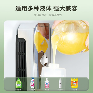 Interhansa Wall Mounted Soap Dispenser 350Ml Manual Hand Press For Hotel Guesthouse - Product Image 4