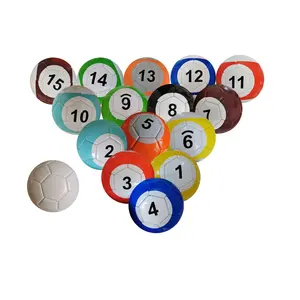 ActEarlier 16 pezzi 1 confezione n. 4 gioco di calcio snooker street soccer ball game enorme biliardo pool football taglia 4