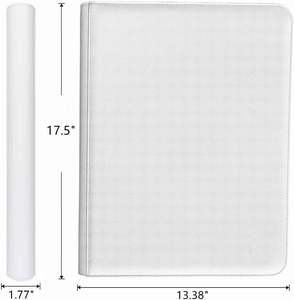 Y Y แฟ้มเก็บการ์ดพกพา16ช่องปกหนังพียูสำหรับสะสมการ์ดเทรดดิ้งและกีฬา - Product Image 6
