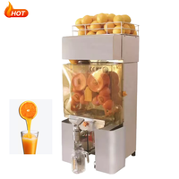 Commerciële automatische citruspers sinaasappelpersmachine roestvrijstalen filter 300W motor met omkeerbeveiliging voor het persen van sap