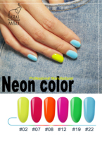 ICE NOVA Collection Laitée Blanche Très Populaire 6 Couleurs Vernis à Ongles Gel OEM Personnalisé Marque Privée Bouteilles de 10ml Design Gratuit