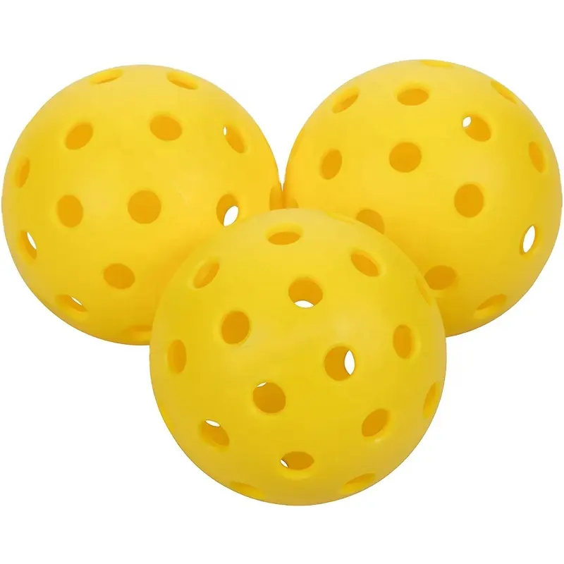USAPA Approved Custom Wholesale Price Accessories Colored Mini Pickle Ball Game Outdoor Plastic Pickleball Balls