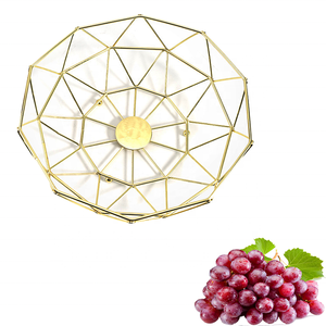 Mode créatif <span class=keywords><strong>bureau</strong></span> maison support <span class=keywords><strong>de</strong></span> banane en métal cuivre placage Fer fruits <span class=keywords><strong>panier</strong></span> - Product Image 3