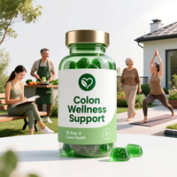 Gummies Détox Nettoyantes et Déballonnantes à Action Rapide pour la Régularité et la Santé Intestinale, Soutien Marque Blanche, Cure de Nettoyage du Côlon de 15 Jours, 60 Gummies