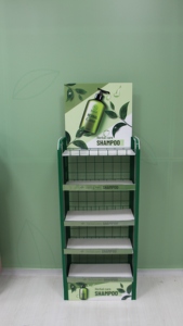 Hoàn toàn tùy chỉnh Pop siêu thị bán lẻ xách tay các tông PVC Hội Đồng Quản trị bọt sàn hiển thị đứng kệ - Product Image 5