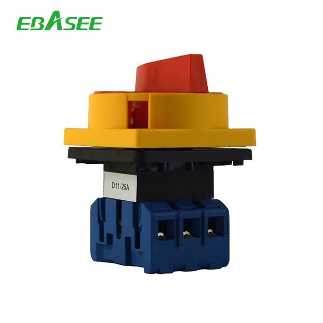 Factory Wholesale Rotary Cam Selector 3P 100A Changeover Switch 3 Phase Selector Switch 3 Position Lw26-20