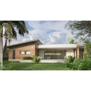 <span class=keywords><strong>Prix</strong></span> pas cher grande maison préfabriquée moderne de luxe modulaire avec chambre à coucher salle de <span class=keywords><strong>bain</strong></span> cuisine Villa préfabriquée - Product Image 1