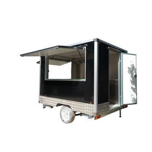 2023 populaire <span class=keywords><strong>magasin</strong></span> de nourriture de remorque de camion de hot-dog mobile et de burger avec réfrigération et extracteur - Product Image 2