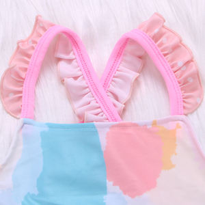 <span class=keywords><strong>Costume</strong></span> <span class=keywords><strong>da</strong></span> Bagno Estivo per Bambina in Due Pezzi con Tie-Dye Arcobaleno Happy Luoka ODM Boutique - Product Image 5