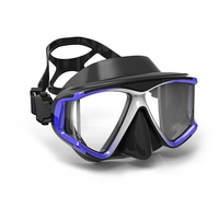 Masque de plongée en silicone pour adultes, protection nasale, anti-buée, pour la plongée en apnée et la plongée sous-marine, avec logo personnalisé