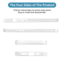 Casing HP Kosong 3D Sublimasi Printing PC Hard Blanks Pelindung Tunggal DIY untuk iPhone 17 16 15 14 13 Pro Max Plus