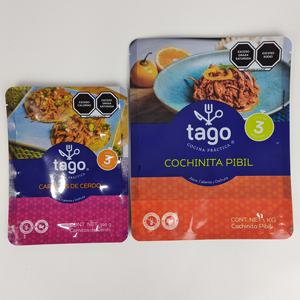 Bolsa <span class=keywords><strong>de</strong></span> Mylar Termosellable <span class=keywords><strong>de</strong></span> Tres Lados con Impresión Personalizada y Reciclable para Condimento <span class=keywords><strong>de</strong></span> <span class=keywords><strong>Tacos</strong></span>, Jengibre Encurtido, Salsa para Mojar Dumplings - Product Image 3