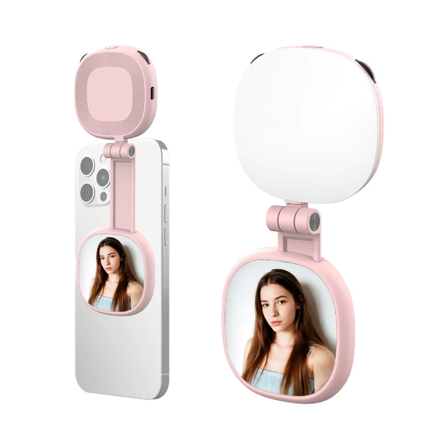 F680 Portable LED Pocket Light for Outdoor Photography 360-Degree Rotating Foldable Magnetic Mobile Light Photographic Lighting