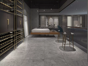 Cổ điển-phong cách giá rẻ Giá 60x60 terrazzo không trượt tráng men gốm sứ sàn nhà bếp gạch màu be, ánh sáng màu xám và màu xám đen - Product Image 6