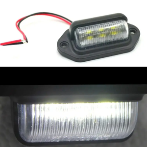 Ampoules de remplacement 12V 1.5W blanc brillant 6 LED pour feux latéraux, feux arrière et feux de plaque d'immatriculation de camion, remorque et véhicule automobile - Product Image 4