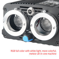 32W Dual Port RGB Meteor Star Light Auto Interior LED Techo Kit de techo con aplicación de música Control Tema de cielo estrellado