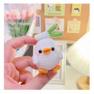 Jouet Pomme de terre Positive en tricot fait main, mignon, mini, amusant, poupée au crochet, ornements, cadeau encourageant et joyeux, Toysrunner, pour tous les âges - Product Image 4