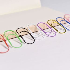 23 Clips de papier colorés de 50 mm, clips en plastique, clips larges et épais, clips de couleur, grands clips de papier, marque-pages pour la maison, le bureau, l'école - Product Image 4