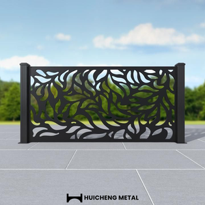 Panneaux de clôture en aluminium sur mesure avec écrans perforés découpés au laser, clôtures de jardin en métal légères pour l'<span class=keywords><strong>extérieur</strong></span> et garde-corps de balcon - Product Image 3