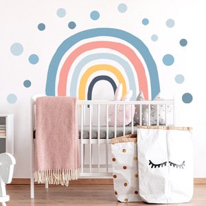 Cartone animato creativo <span class=keywords><strong>arcobaleno</strong></span> carta <span class=keywords><strong>da</strong></span> parati fustel PVC Sticker per la decorazione per la casa per bambini camera e scuola materna decorazione della <span class=keywords><strong>parete</strong></span> - Product Image 5