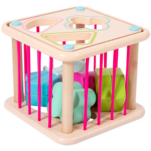 Cubo Educativo Multifunzionale <span class=keywords><strong>per</strong></span> <span class=keywords><strong>Bambini</strong></span>, Gioco <span class=keywords><strong>di</strong></span> Abbinamento Forme <span class=keywords><strong>per</strong></span> lo Sviluppo della Motricità Fine - Product Image 4