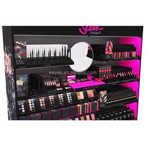 Custom Brand LOGO Printing Cosmetic Retail Store <strong>Make</strong> <strong>up</strong> <strong>Stand</strong> Makeup <strong>Display</strong> <strong>Stand</strong> - Product Image 3