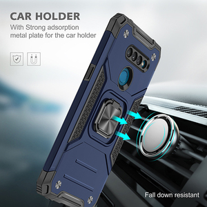 DIOUSI Diseño personalizado Armor Ring Kickstand Caja del teléfono para LG K62 K52 K42 - Product Image 5