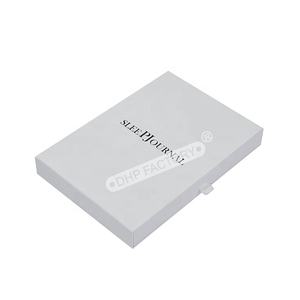 Embalaje personalizado <span class=keywords><strong>de</strong></span> alta calidad con Logo personalizado, caja deslizante blanca con asa <span class=keywords><strong>de</strong></span> cinta, pijamas, ropa <span class=keywords><strong>de</strong></span> noche, túnicas - Product Image 3