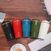 Mug à café isotherme portable en acier inoxydable de 350 ml, maintien au chaud de 6 à 12 heures, léger et réutilisable