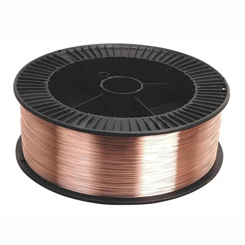 Professional Welding Wire China Soldering ER70S-6 Low Carbon Steel Copper Coated Air Protection Mig Welding Wire Bright Copper