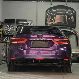 Aileron arrière ABS de haute qualité pour Toyota Camry 2018 2019 2020 2021 2022, noir brillant ou aspect fibre de carbone, kit carrosserie - Product Image 5