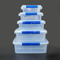Ensemble de boîtes de rangement pour aliments durables et étanches, pour la maison et le jardin, accessoires de cuisine