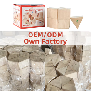 Kids Brinquedos Educativos Factory Toy Madeira Sound Blocking Brick Sound <span class=keywords><strong>Prism</strong></span> Building <span class=keywords><strong>Block</strong></span> Sets Stacking Music Toy Para Crianças - Product Image 6