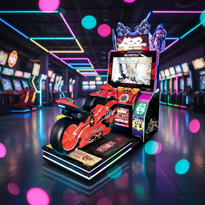 Équipement d'arcade, machine de jeu de course de moto pour une seule personne, aire de jeux pour enfants, divertissement - Product Image 2