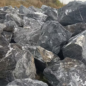 Duurzaam Zwart Bergsteen Ornament Groot Formaat Buitenlandschap <span class=keywords><strong>Aquarium</strong></span> Decoratieve Steen Voor Wegbestrating Landschapsarchitectuur - Product Image 2