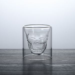 Vasos de Chupito de Doble Pared con Forma de Calavera, Regalos de Halloween, Vasos de Calavera - Product Image 3
