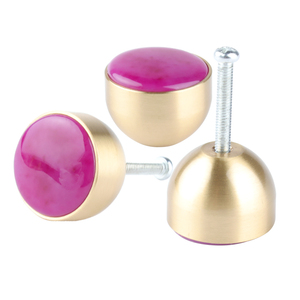 American lobe knob Furniture Accessory Hardware Products Brass Dresser Mini Knobs Livingroom Closet Pulls Cabinet Handles Gold