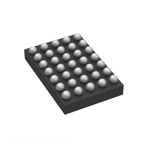 MAX77831BEWB+T IC REG BUCK BOOST ADJ 2A 35WLP Distribuidor Autorizado 35 WFBGA, WLBGA Gestión de Energía (PMIC) - Product Image 1