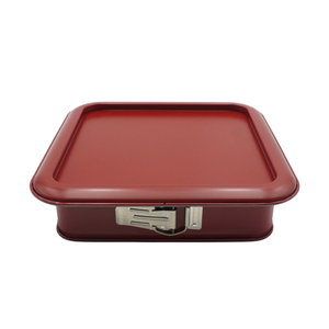 Moule à gâteau carré à fond amovible de 9,5 pouces (24 cm), revêtement antiadhésif pour cheesecake, brownie et gâteaux - Product Image 4