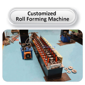 Kiel walzen form maschine Metallprofil-Rollen form maschine Doppel linie c u Kanal bolzen-und Ketten maschine - Product Image 4