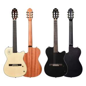 Silent <b>Guitar</b> <b>Classical</b> CG100 39 Inches Matte Finishing 6-<b>String</b> Nylon <b>String</b> Fretboard - Product Image 6
