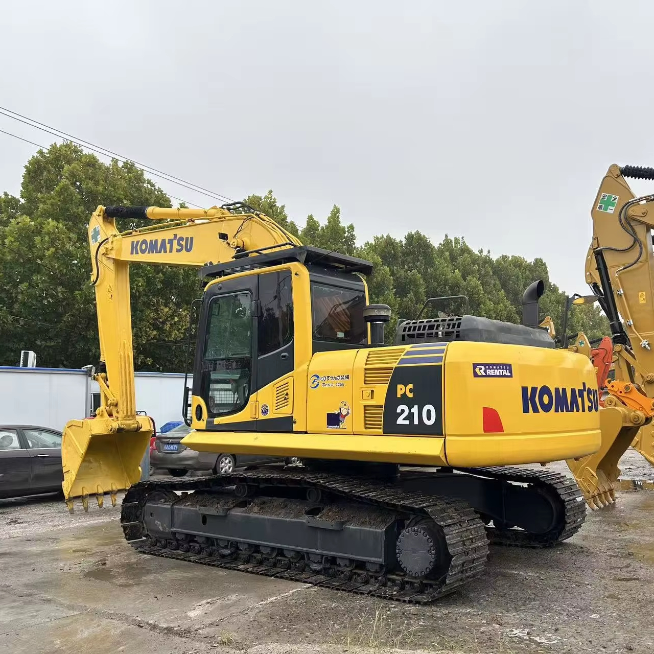 Оригинальный Подержанный гидравлический экскаватор Komatsu PC210 PC210-7 PC210-8 б/у гусеничный экскаватор PC210 Землеройная техника в наличии