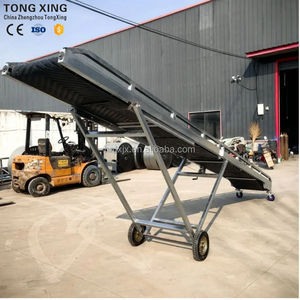 Gelişmiş taşınabilir düz zincirli konveyör kemer makinesi kum ve çakıl için ağır kauçuk bant konveyör imalatı - Product Image 3