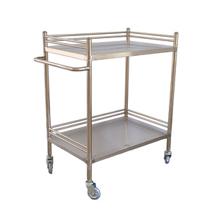 Lekang Stainless Steel <b>Tool</b> Cart 600x440x880mm 2-Layer Medical <b>Trolley</b> For Hospital And Beauty Salon Storage - Product Image 4