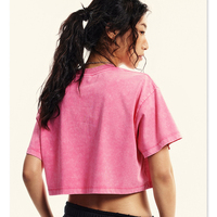 2025 nouveau haute qualité femmes surdimensionné recadrée T-shirts personnalisé femmes Vintage coton Solona robes mixtes T-shirt Dtg impression